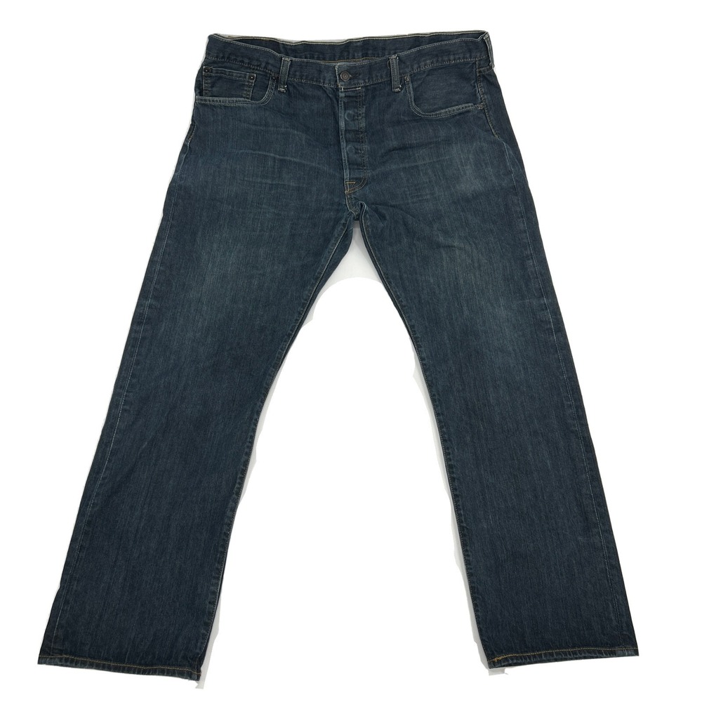 Levi 501xx Jeans Men's 40x32 (40x31)‎ Blue Dark Wash Straight Leg Button Fly